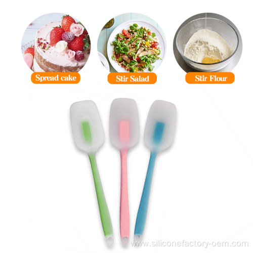 Food Grade Silicone Scraper Non-Stick Cake Cream Scraper